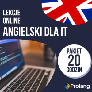 Angielski dla pracowników IT - Pakiet 20 indywidualnych godzin zajęć ONLINE (159 zł / godz.)