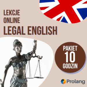 Angielski prawniczy - Pakiet 10 indywidualnych godzin zajęć ONLINE (189zł / godz.)