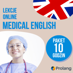 Angielski medyczny - Pakiet 10 indywidualnych godzin zajęć ONLINE - dla lekarzy i pielęgniarek (150zł / godz.)