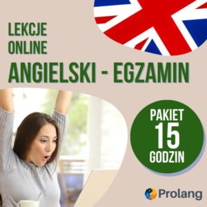 Pakiet 15 indywidualnych godzin zajęć ONLINE - przygotowanie do wybranego egzaminu (135zł / godz.)