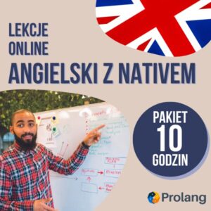 ANGIELSKI, KONWERSACJE Z NATIVEM - Pakiet 10 indywidualnych godzin zajęć ONLINE - (145 zł / godz.)