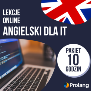 Angielski dla pracowników IT - Pakiet 10 indywidualnych zajęć ONLINE (165 zł / godz.)
