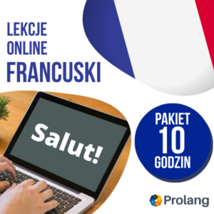 FRANCUSKI - Pakiet 10 indywidualnych godzin zajęć ONLINE (130zł / godz.)