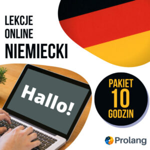 NIEMIECKI - Pakiet 10 indywidualnych godzin zajęć ONLINE (135zł / godz.)