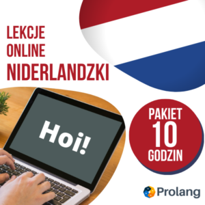 NIDERLANDZKI - Pakiet 10 indywidualnych godzin zajęć ONLINE (160zł / godz.)