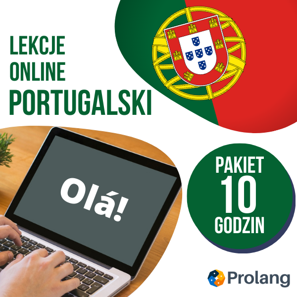 PORTUGALSKI - Pakiet 10 indywidualnych godzin zajęć ONLINE (160zł / godz.)